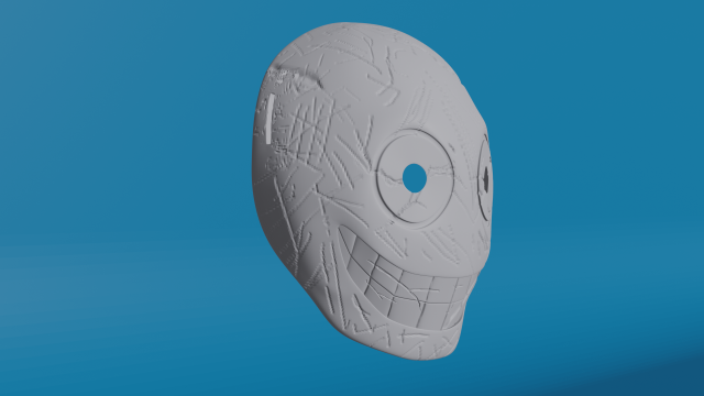 Mask of a maniac Modèle 3D .c4d .max .obj .3ds .fbx .stl .blend 