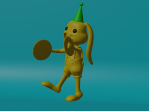 Funny rabbit 3D Модель