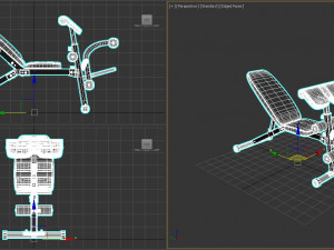 Multi-Functional Weight Bench Model 3D