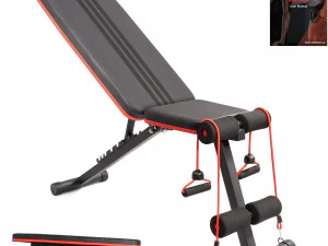 Adjustable Weight Bench 3D Model