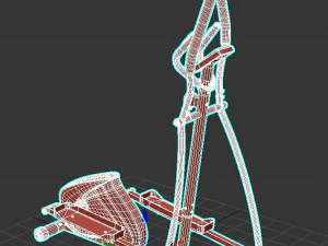 Elliptical Machine 3D Model