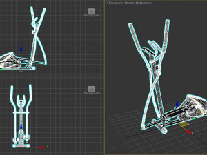 Elliptical Machine 3D Model