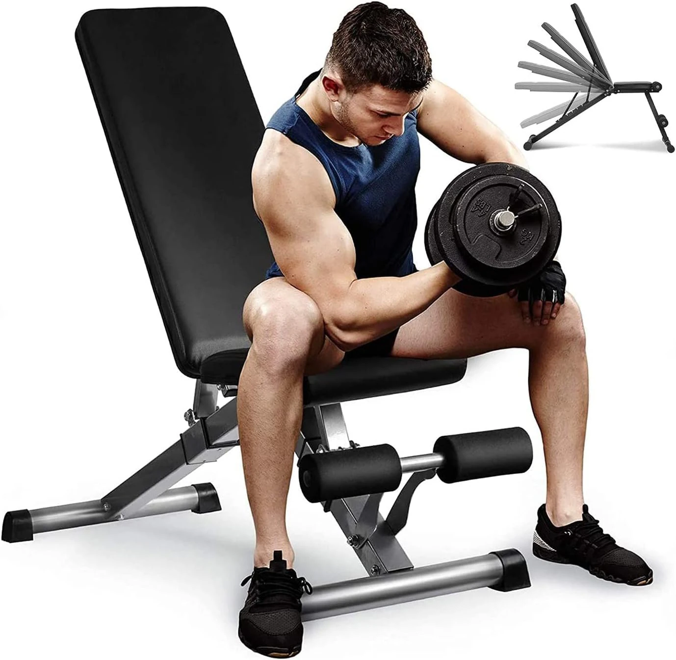 Weight Bench Adjustable Home 3D Model .c4d .max .obj .3ds .fbx .stl .blend 