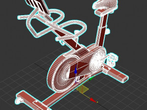 Exercise Bike For Home 3D Model