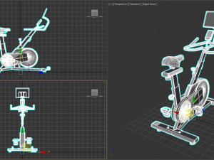 Exercise Bike For Home 3D Model