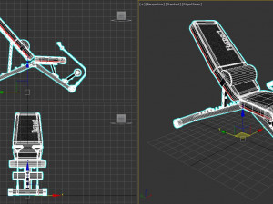Weight Bench Adjustable Model 3D