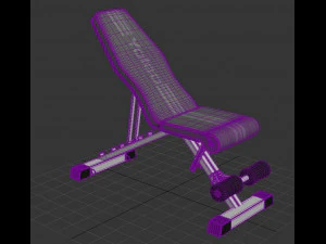 Multifunction Weight Bench 3D Model