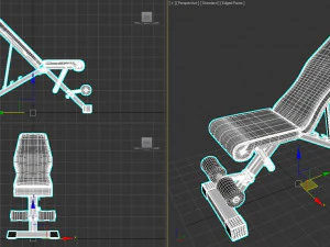 Multifunction Weight Bench 3D Model
