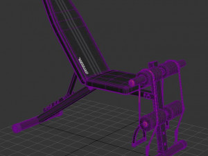 Panca Piana Panca Palestra Modelo 3D