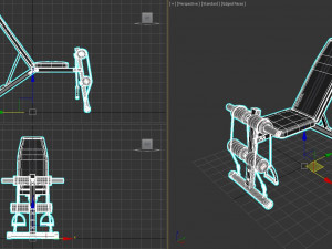 Panca Piana Panca Palestra Modelo 3D