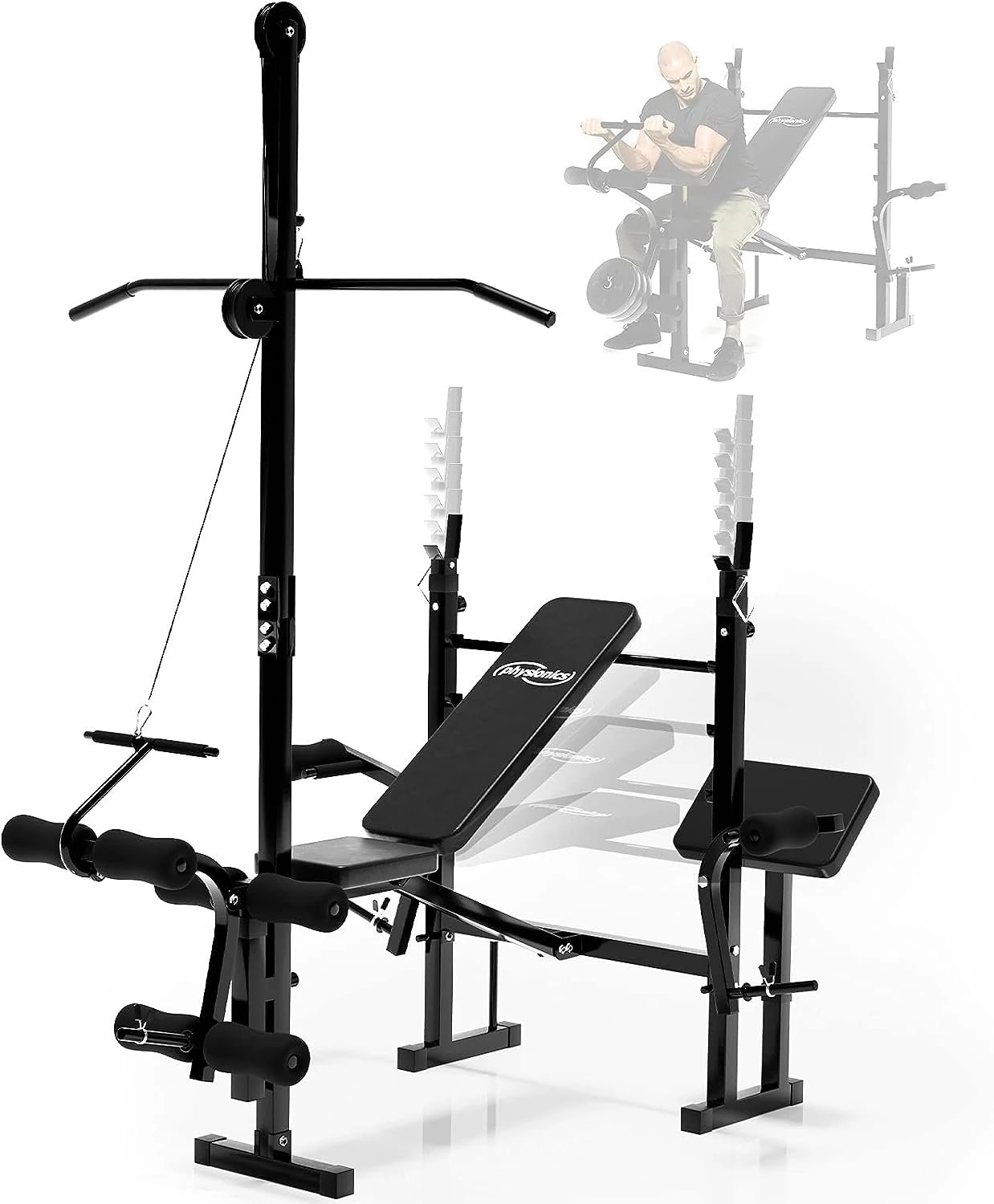 Multi-Function Weight Bench 3D Model .c4d .max .obj .3ds .fbx .stl .blend 