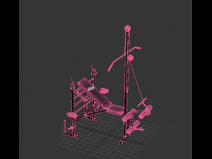 Multi-Function Weight Bench Modèle 3D