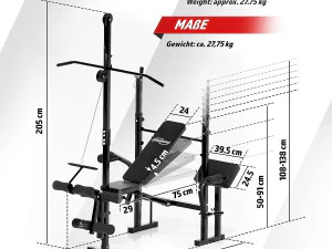 Multi-Function Weight Bench 3D Model
