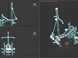 Multi-Function Weight Bench Modèle 3D