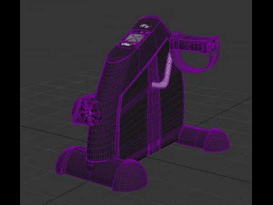 Mini Exercise Bike 3D Model