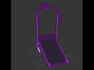 Manual Treadmill for Home 3D Model