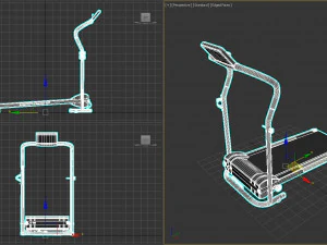 Room Runner Electric Foldable High Performance 3D Model