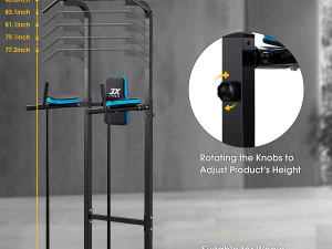 Adjustable Dip Station 3D Model