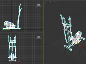 Elliptical Trainer 3D 모델