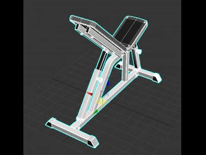 Bigzzia Motorised Treadmill 3D Model