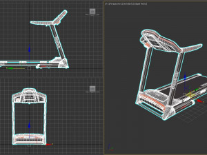 Bluetooth treadmill Model 3D