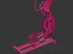 Ellittica Professionale - Bici Ellittica Ergonomica 3D Model