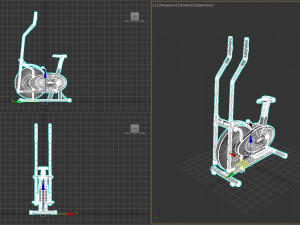 Orbitrek Exercise Cycle 3Dモデル