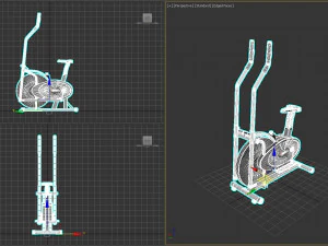 Orbitrek Exercise Cycle 3D Model