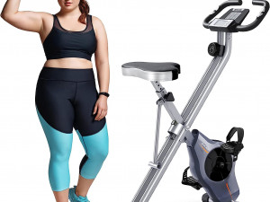 Folding Exercise Bike for Heavy People 3D Модель