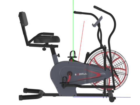 Body Rider BRF980 Upright Air Resistance Fan Bike 3D मॉडल
