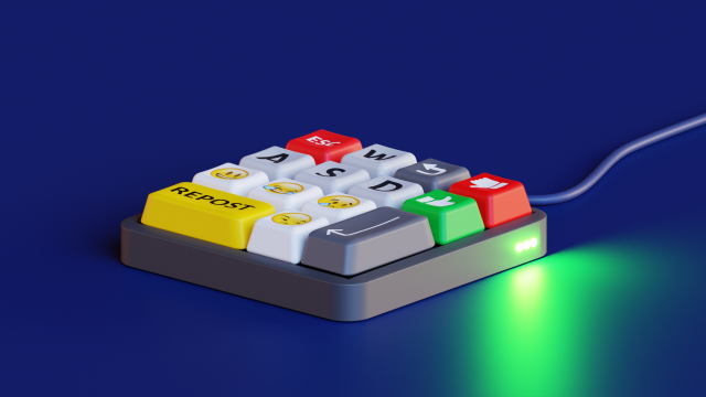 Keyboard Modèle 3D .c4d .max .obj .3ds .fbx .stl .blend 