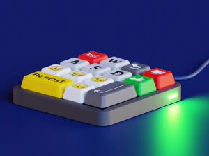 कीबोर्ड 3D मॉडल