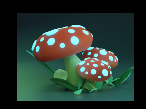 Amanita Modelo 3D