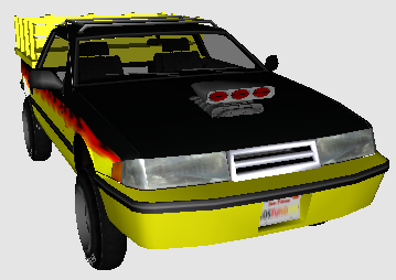 Bravura tunder pikup modelo 3D Model 3D .c4d .max .obj .3ds .fbx .stl .blend
