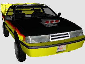 Bravura tunder pikup modelo 3D 3D Model