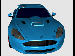 Aston martin de carreras 3D 3D 模型