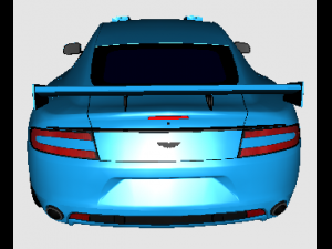 Aston martin de carreras 3D 3D 模型