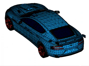 Aston martin de carreras 3D 3D Model