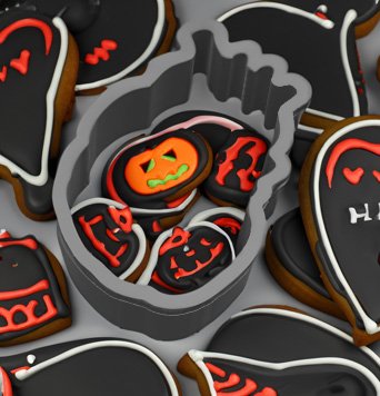 Heart Cookie cutter 3D Модель .c4d .max .obj .3ds .fbx .stl .blend 