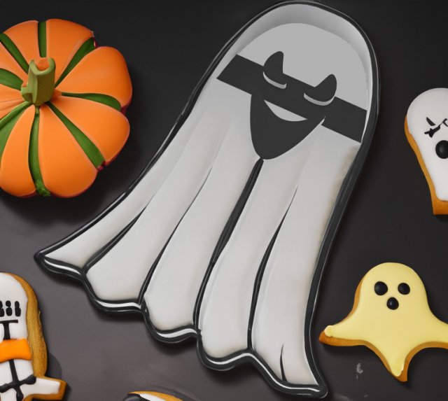 Ghost Cookie Cutter 3D Модель .c4d .max .obj .3ds .fbx .stl .blend 