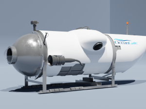 Ocean Gate Titan submarine Modelo 3D