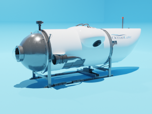 Ocean Gate Titan submarine 3D Model