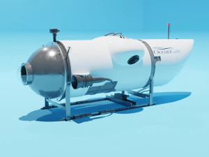Ocean Gate Titan submarine 3D Model