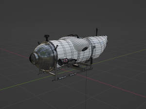 Ocean Gate Titan submarine 3D Model