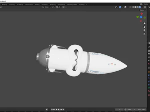 Ocean Gate Titan submarine 3D Model