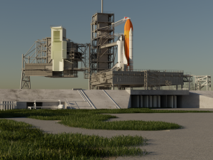 Kennedy Space Center Launch Complex 39-A 3D Model