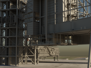 Kennedy Space Center Launch Complex 39-A 3D Model