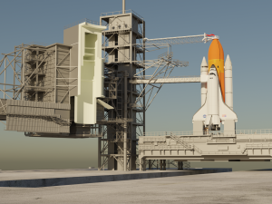 Kennedy Space Center Launch Complex 39-A 3D Model