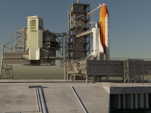 Kennedy Space Center Launch Complex 39-A 3D Model