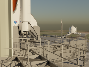 Kennedy Space Center Launch Complex 39-A 3D Model